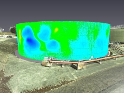 Storage tank laser scanning